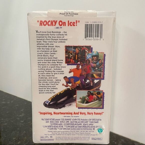 VHS 📼 WALT DISNEY’S COOL RUNNINGS - Picture 5 of 7